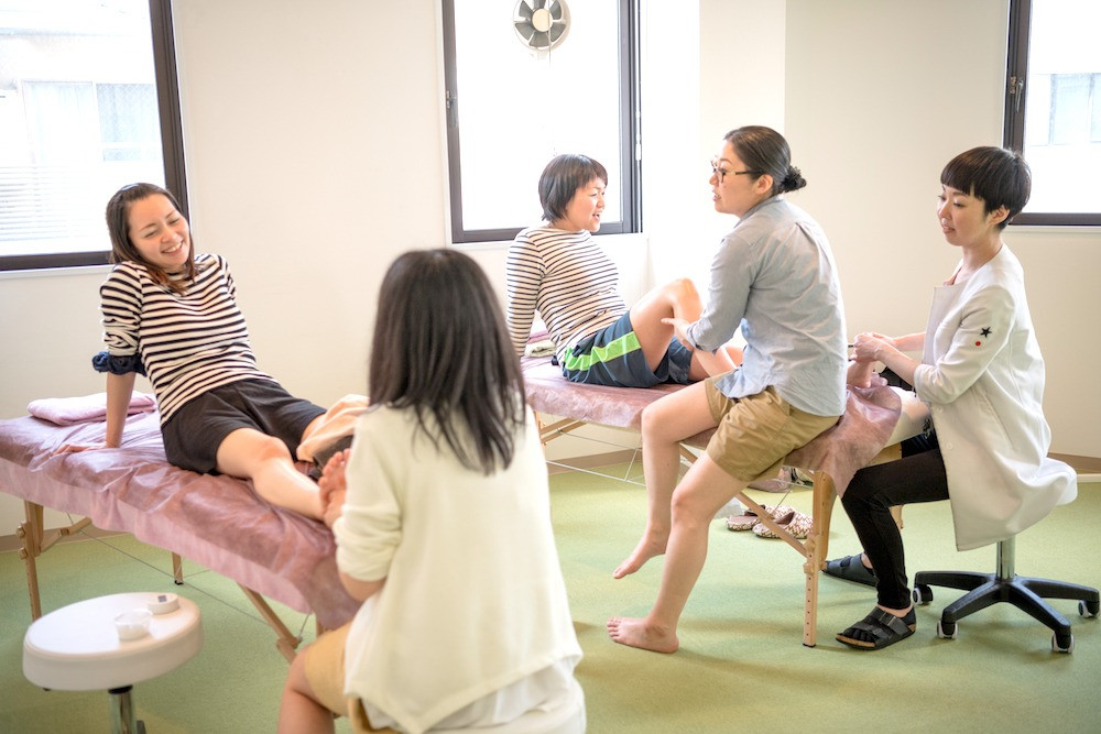 足つぼだけでなく、食生活にも興味が出て、健康になろうと思いました